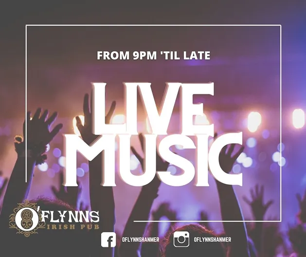 Live Music Saturdays from 9 pm